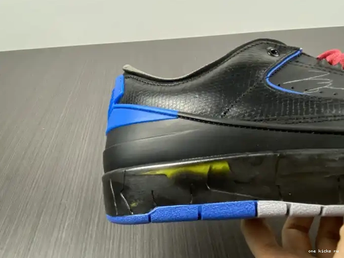 Rep Onekick Black DJ4375-004 Low SP Off-White Retro 2 Jordan Blue 0404